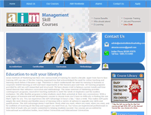 Tablet Screenshot of managementskillcourses.com